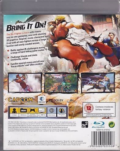 Street Fighter IV - PS3 (B Grade) (Genbrug)